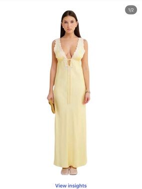 Rumored | Dresses | Rumored Honey Duster Maxi Dress In Dove | Poshmark